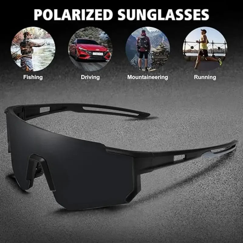 One-Piece Sports Cycling Sunglasses