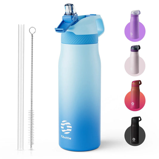 FEIJIAN Vacuum Insulated Sports Water Bottle