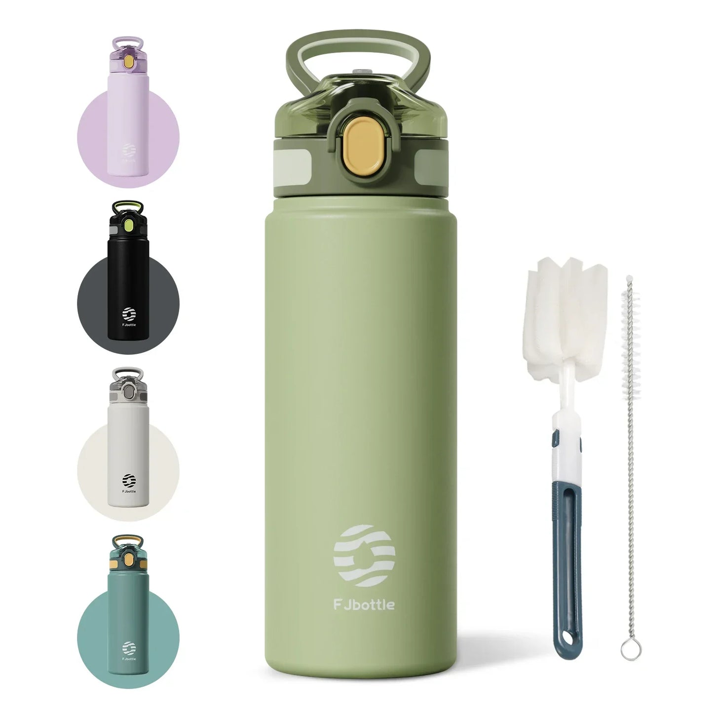FEIJIAN Insulated Straw Water Bottle ( leak proof )