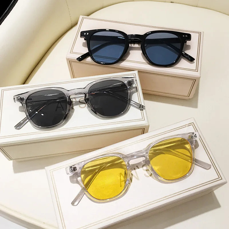 Vintage Luxury Square Round Sunglasses