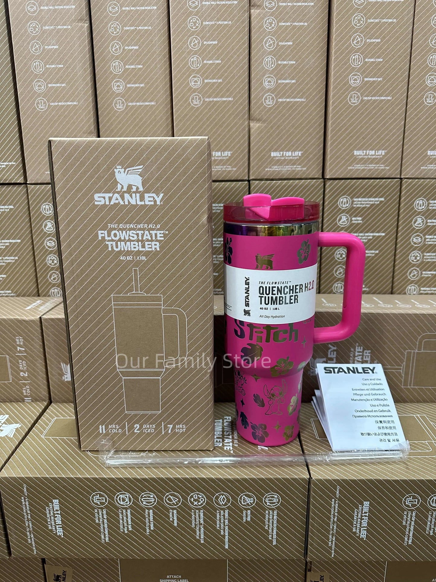 Stanley Monster Rose Quencher Tumbler